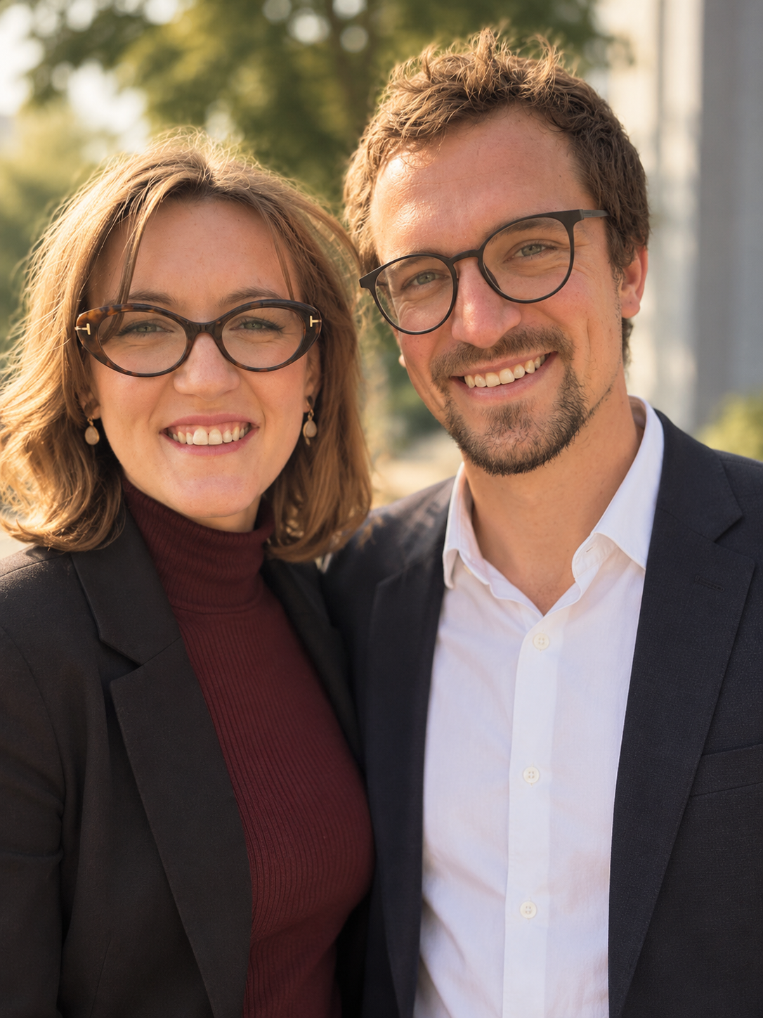 Felix Voos und Laura Fricke, Gründer von RawToReal Estate
